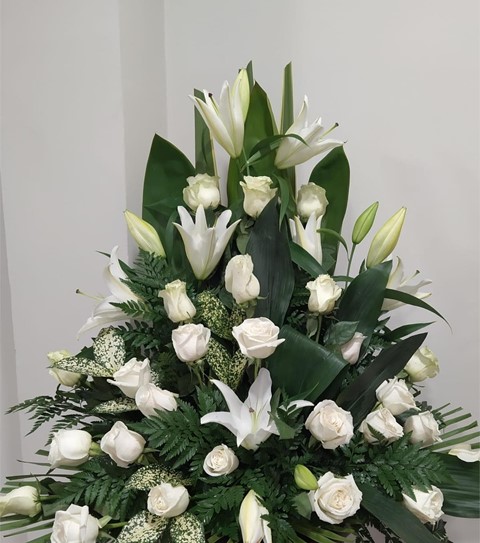 Centro Suelo Decorativo Blanco