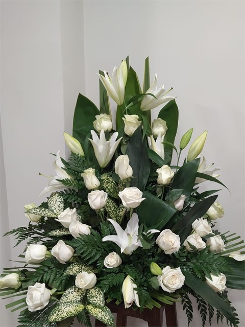 Centro Suelo Decorativo Blanco