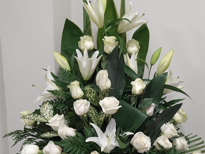 Centro Suelo Decorativo Blanco