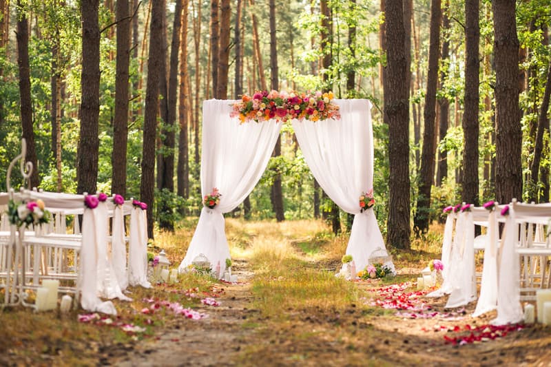 Decoración floral de bodas en Moaña