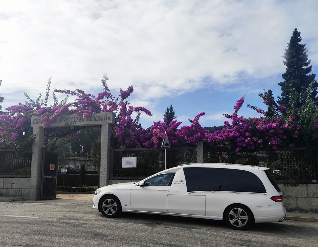 Servicios funerarios en Moaña